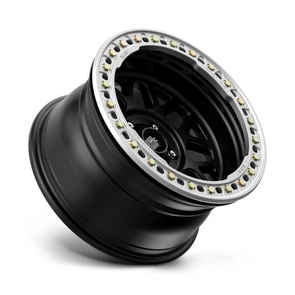 KM235(beadlock) GRENADE CRAWL 18X9 6X139.7 ET10 CB108 SATIN BLACK - Image 3