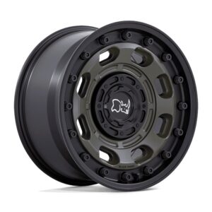 BR007 ATLAS 17X8.5 5X127/5X139.7 ET10 CB78.1 OLIVE DRAB GREEN for BLACK LIP