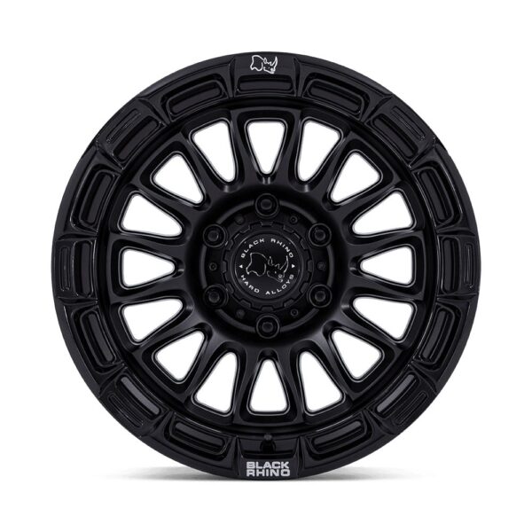 BR025 RIVAL 17X8.5 6X139.7 ET25 CB106.1 MATTE BLACK/GLOSS BLK LIP