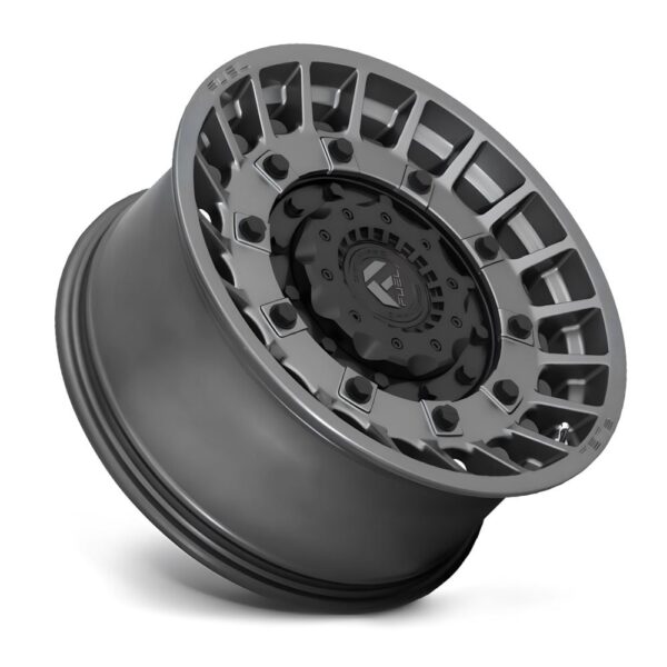 D726 MILITIA 17X9 5X114.3/5X127 ET-12 CB78.1 M-ANTH/BK RING - Image 3