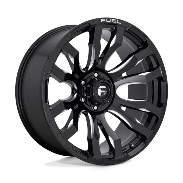 D673 BLITZ 16X8 5X139.7 ET01 CB108 GLOSS BLACK MILLED