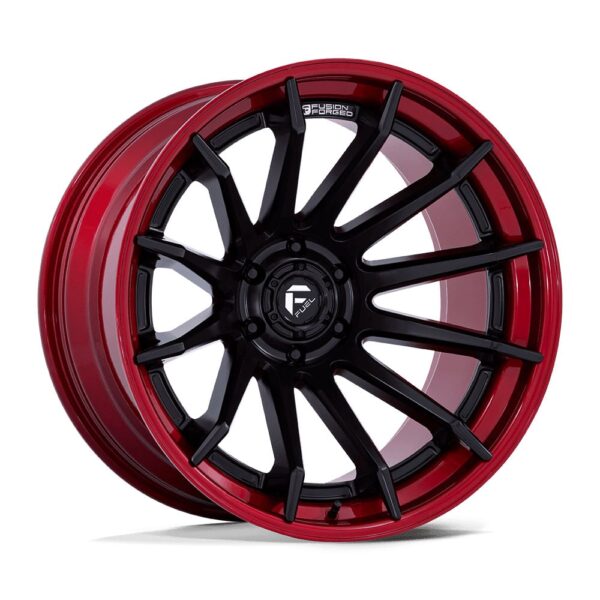FC403 BURN 22X12 5X127 ET44 CB71.5 MB W/RED LIP