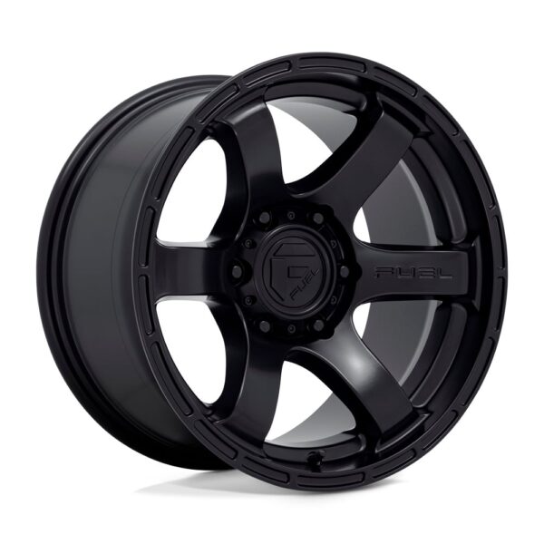 D766 RUSH 18X9 5X127 ET20 CB71.5 SATIN BLACK