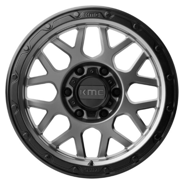 KM535 GRENADE 18X8.5 6X135 ET00 CB87.1 MGRY/MBLK LIP - Image 2