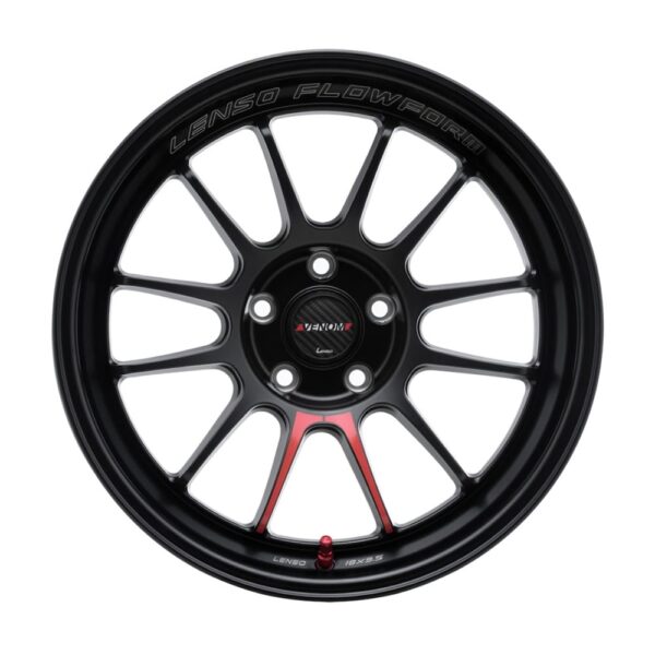 VENOM-5 (VN5) 18X10.5 5X114.3 ET13 CB73.1 MKWW (MATTE BLACK) - Image 2