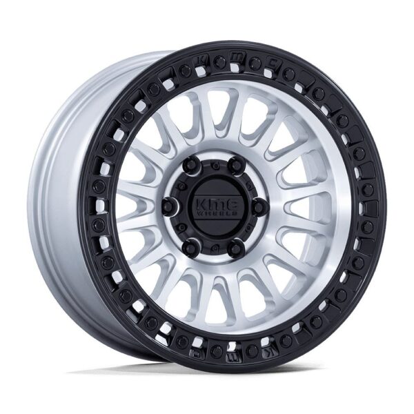 KM552 IMS 17X8.5 6X139.7 ET-10 CB106.1 Machined/Matte Black Lip