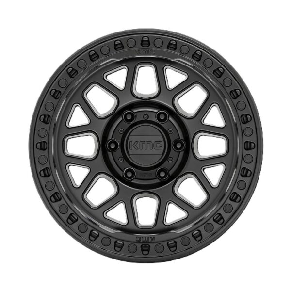 KM549 GRS 18X9 6X139.7 ET-12 CB106.1 SATIN BLACK - Image 3