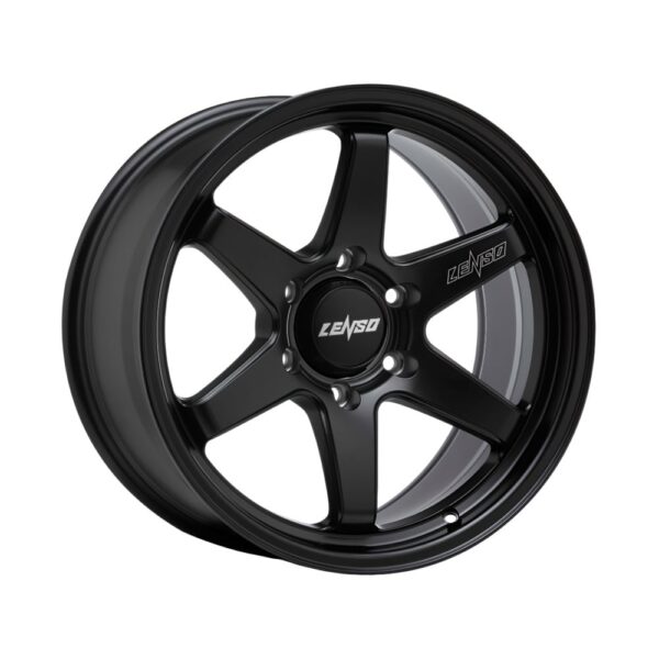 D-1FC2 18X9.5 6X139.7 ET25 CB106 SATIN BLACK for MKW