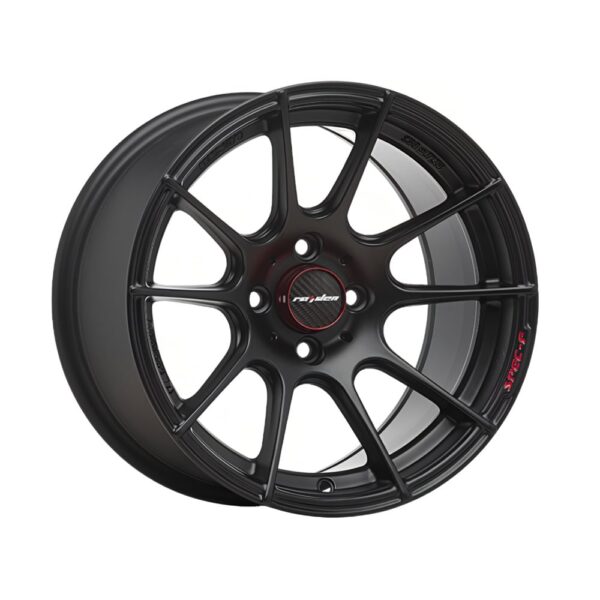 PROJECT D SPEC F PDF17X7.5 4X100 ET42 CB73 MATTE BLACK