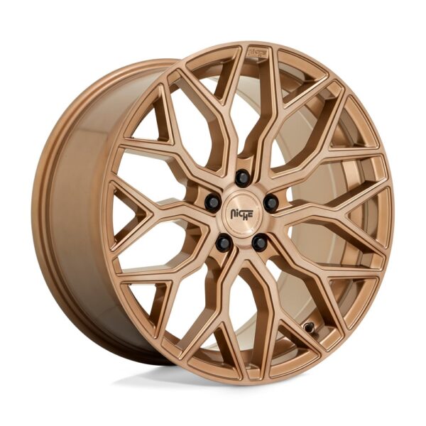 M263 MAZZANTI 19X8.5 5X112 ET25 Wheel in Platinum Bronze Brushed Finish
