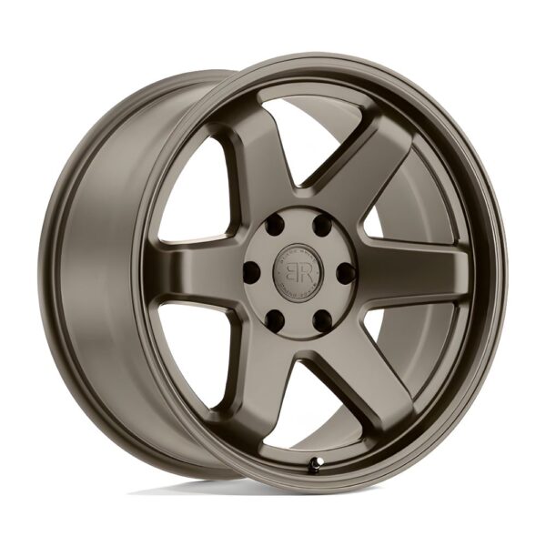 Black Rhino ROKU 17x9.5 Matte Bronze wheel, 6x135 bolt pattern, +12mm offset, 87.1mm center bore.