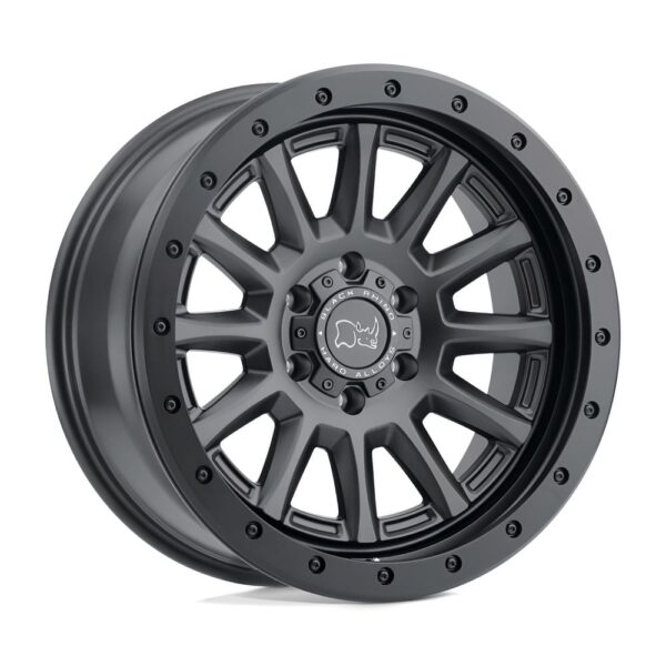1785DGR(DUGGER) 17X8.5 5X139.7 ET00 CB78.1 GUN BLACK