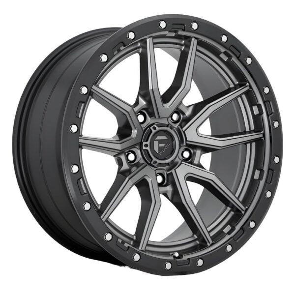 D680 REBEL 20X10 5X150 ET-18 CB110.20 MATTE ANTHRACITE for BLACK LIP