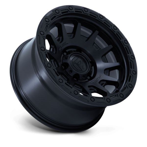 FC884 FORTRESS 17X8.5 6X139.7 ET00 CB106.1 MATTE BLACK/GLOSS BLACK - Image 2