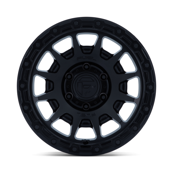 FC884 FORTRESS 17X8.5 6X139.7 ET00 CB106.1 MATTE BLACK/GLOSS BLACK - Image 3