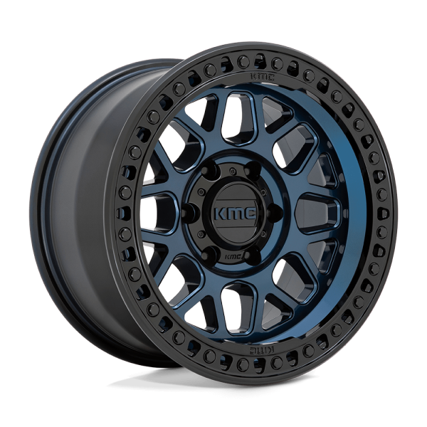 KM549 GRS 17X9 6X139.7 ET00 CB106.1 MIDNIGHT BLUE/ GLOSS BLACK LIP