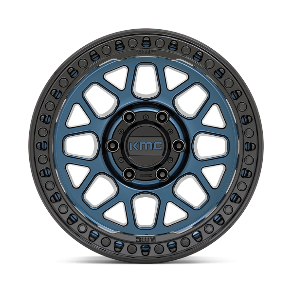 KM549 GRS 17X9 6X139.7 ET00 CB106.1 MIDNIGHT BLUE/ GLOSS BLACK LIP - Image 3