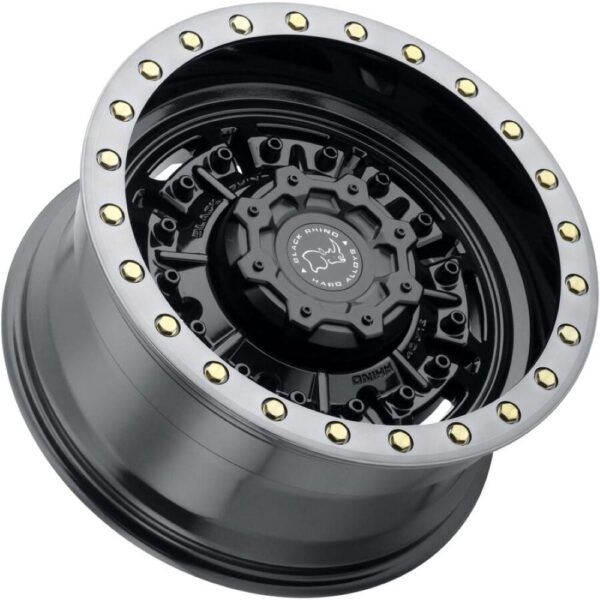 1895ABR(ABRAMS) 18X9.5 6X139.7 ET12 CB112.1 GLOSS GUNBLACK MACHINED DDT - Image 2
