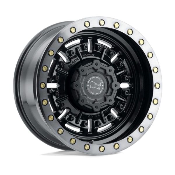 1895ABR(ABRAMS) 18X9.5 6X139.7 ET12 CB112.1 GLOSS GUNBLACK MACHINED DDT