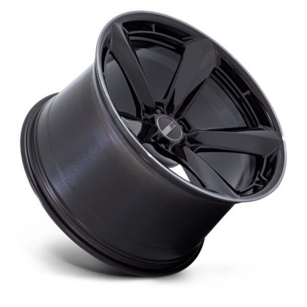 AR946 TTF 20X12 5X115 ET6 CB72.56 GLOSS BLACK/DDT LIP - Image 3
