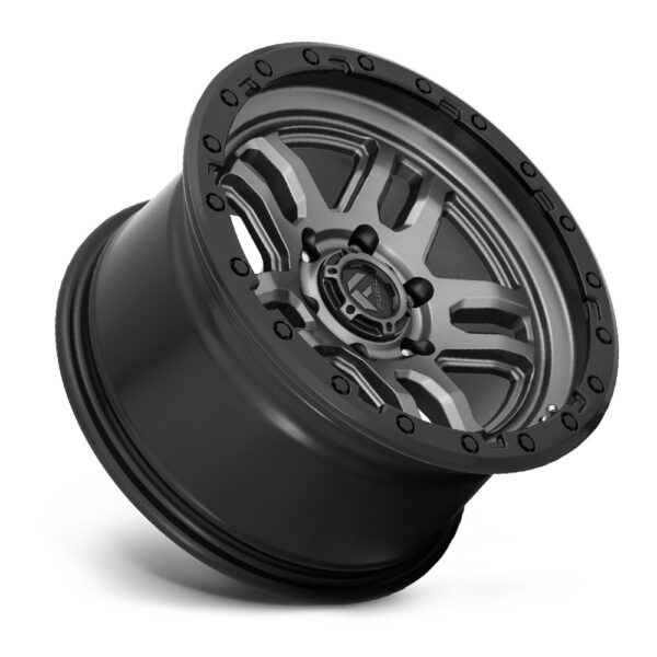 D701 AMMO 20X9 6X139.7 ET01 CB106.1 MATTE ANTHRACITE / BLACK RING - Image 3