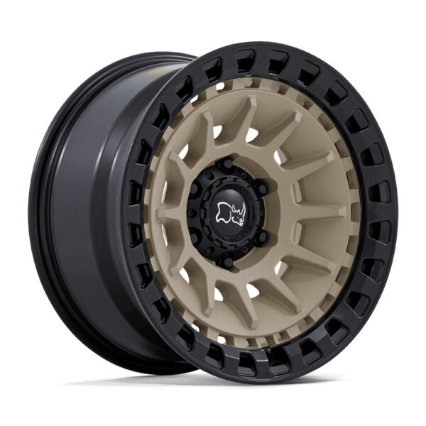 BR009(BARRAGE) 17X8.5 5X127 ET-10 CB71.5 DESERT SAND ON MATTE BLACK