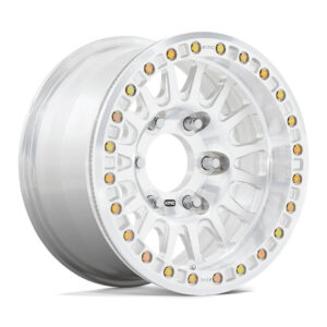 KM445 IMPACT FORGED (beadlock) 17X9 6X165.1 ET25 SILVER MIRROR MACH FACE