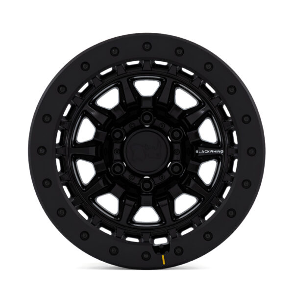 BR016(TUSK) 17X8.5 6X139.7 ET0 CB106.1 GLOSS BLACK - Image 2