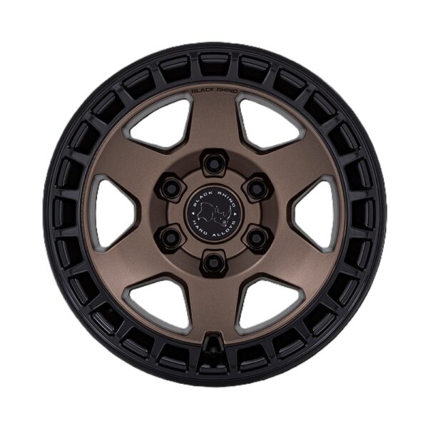 BR022 BAHARI 17X8.5 6X139.7 ET-10 CB106.1 MATTE BRONZE W/ MATTE BLACK LIP - Image 2