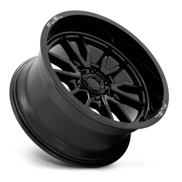 D760 CLASH 17X9 6X139.7 ET01 CB106.1 GLOSS BLACK - Image 3