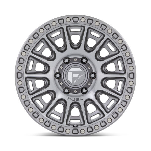 D833 CYCLE 17X9 5X127 ET-12 CB71 PLATNUM - Image 2