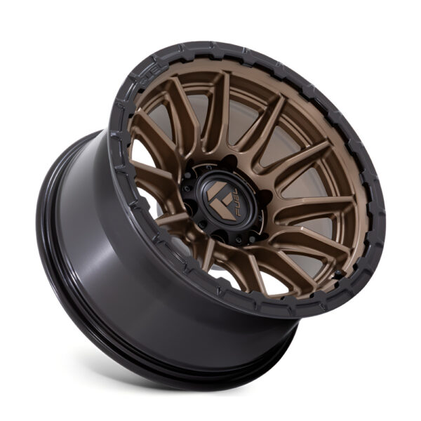FC866 PISTON 17X9 6X139.7 ET01 CB106.1 MATTE BRONZE W /GLOSS BLACK LIP - Image 3