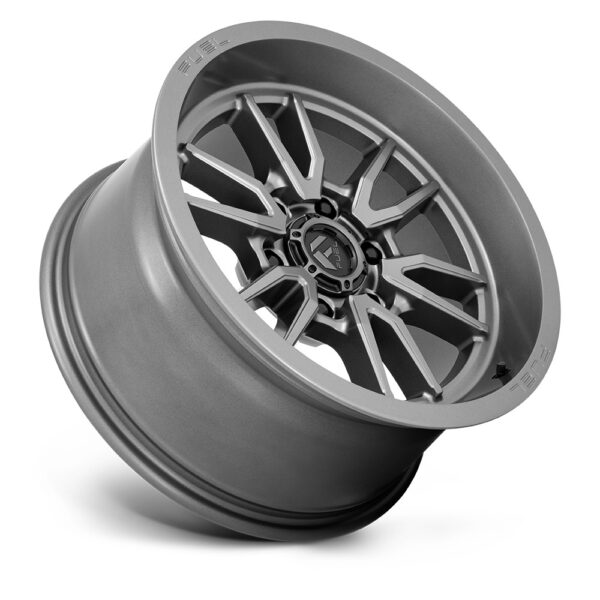 D789 CLASH 17X9 6X114.3 ET1 CB66.3 MATTE GUNMETAL - Image 3
