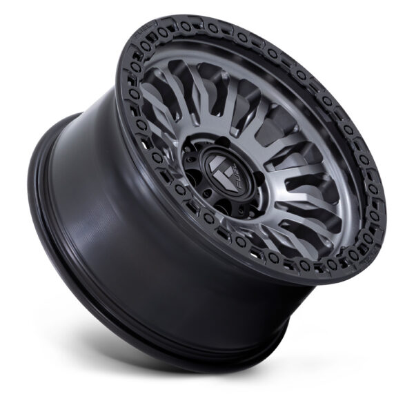 FC857 RINCON 17X9 8X165.1 ET1 CB125.1 MATTE GUNMETAL/MATTE BLACK RING - Image 3