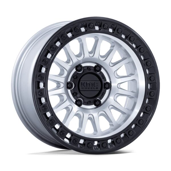 KM552 IMS 17×8.5 6×139.7 ET-10 Machined w/ Matte Black Lip
