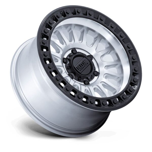 KM552 IMS 17×8.5 6×139.7 ET-10 Machined w/ Matte Black Lip - Image 3
