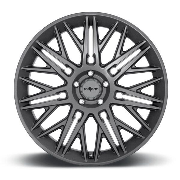 R163 JDR 22X10 5X120 ET30 CB72.6 M-ANTH - Image 2