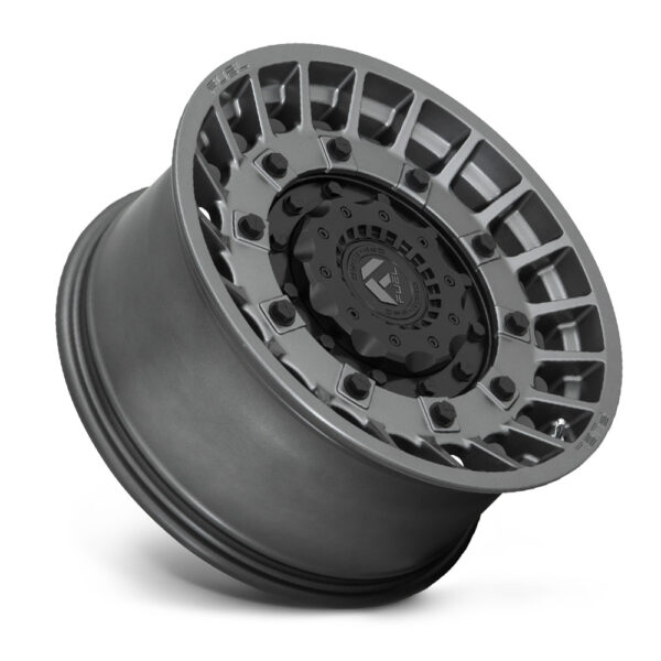 D726 MILITIA 20X10 8X180 ET-18 CB124.3 ANTHRACITE / BLACK CUP - Image 3