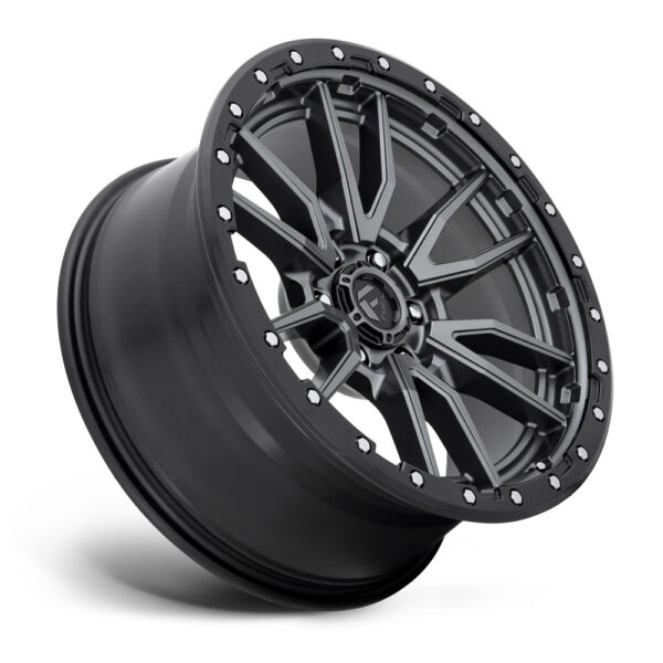 D680 REBEL 20X10 5X150 ET-18 CB110.20 MATTE ANTHRACITE /BLACK LIP - Image 3