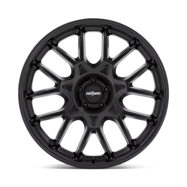 R195 ZWS 22X10 5X112 ET35 CB66 MATTE BLACK - Image 2
