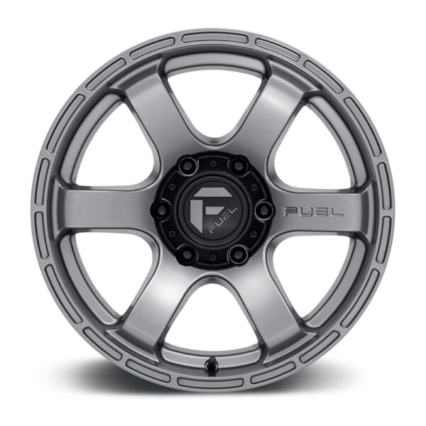 D767 RUSH 20X9 6X139.7 ET01 CB106.1 MATTE ANTHRACITE - Image 2