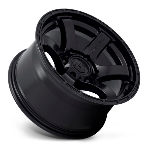 D766 RUSH 18X9 6X139.7 ET20 CB106.1 SATIN BLACK - Image 3