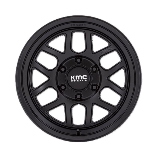KM446 MESA FORGED MONOBLOCK 17X8.5 6X139.7 ET-10 CB106.1 SATIN BLACK - Image 3
