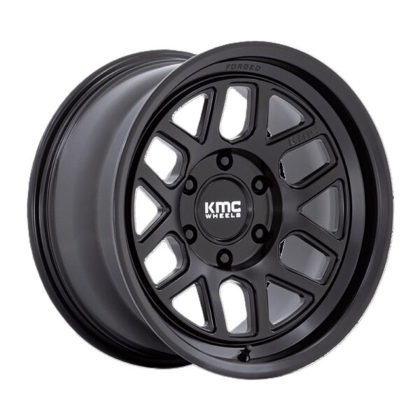 KM446 MESA FORGED MONOBLOCK 17X8.5 6X139.7 ET-10 CB106.1 SATIN BLACK