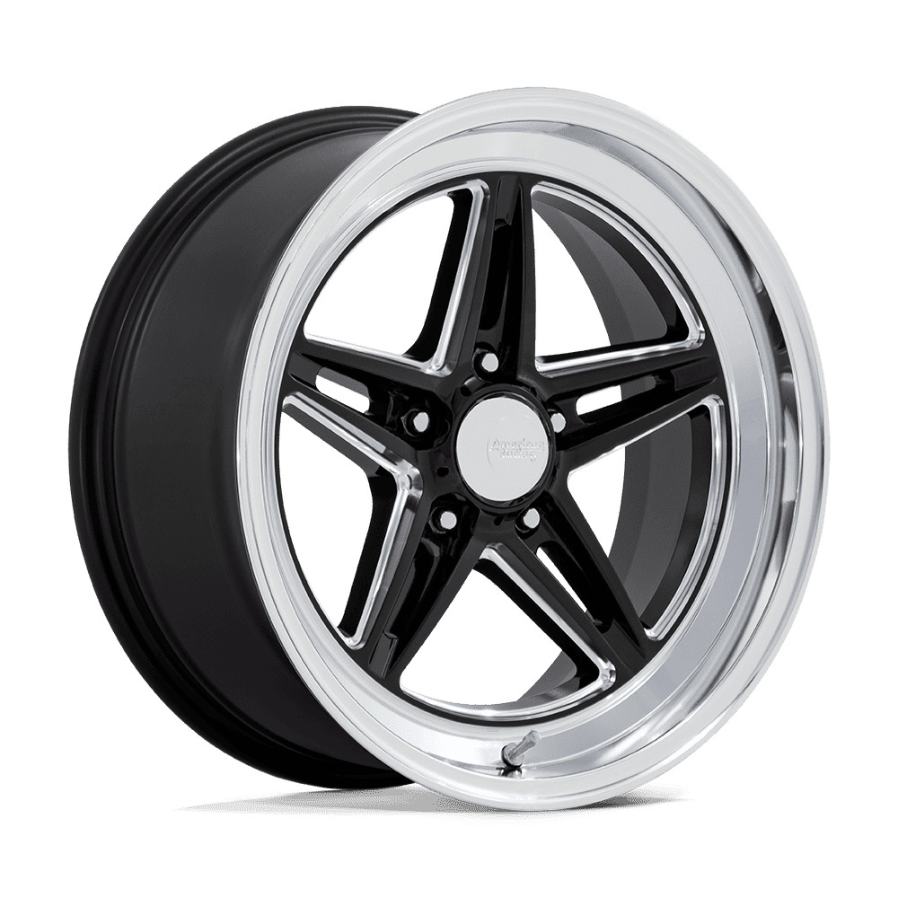 VN514 GROOVE 18X8 5X127 ET00 CB78 GLOSS BLACK MILLED