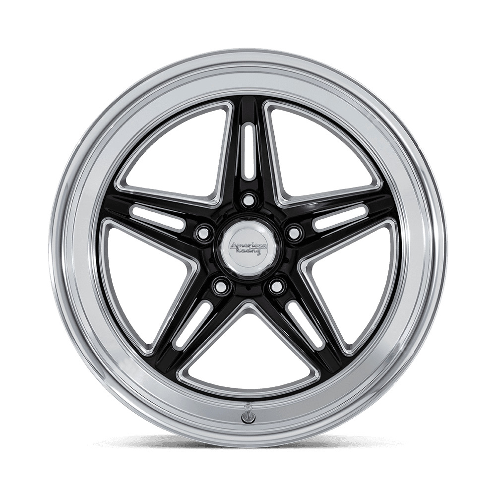 VN514 GROOVE 18X8 5X127 ET00 CB78 GLOSS BLACK MILLED - Image 2