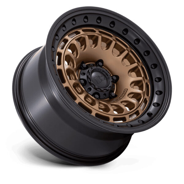 BR014(SAHARA) 17X9 5X127 ET-12 CB71.5 MATTE BRONZE W/ MATTE BLACK LIP - Image 6