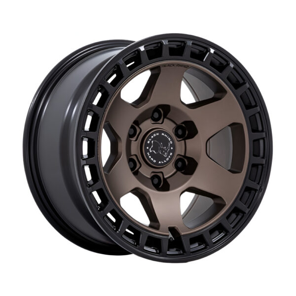 BR022 BAHARI 17X8.5 6X139.7 ET-10 CB106.1 MATTE BRONZE W/ MATTE BLACK LIP