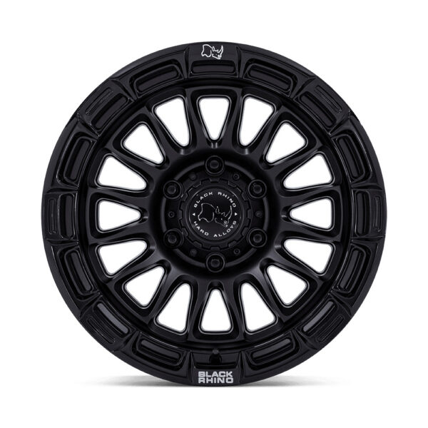 BR025 RIVAL 17X8.5 6X135 ET10 CB87.1 MATTE BLACK/GLOSS BLACK LIP - Image 6