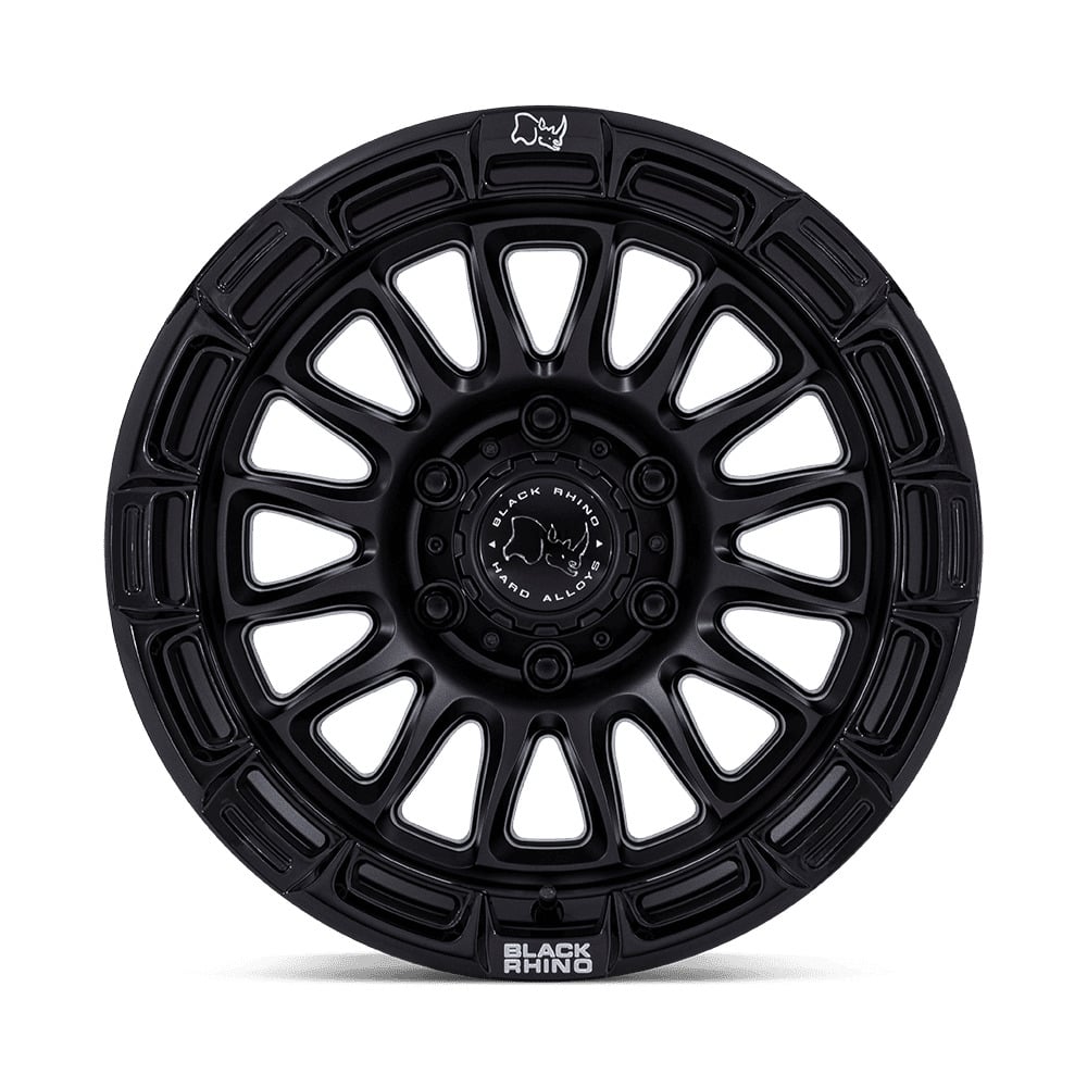 BR025 RIVAL 17X8.5 6X135 ET10 CB87.1 MATTE BLACK/GLOSS BLACK LIP - Image 3